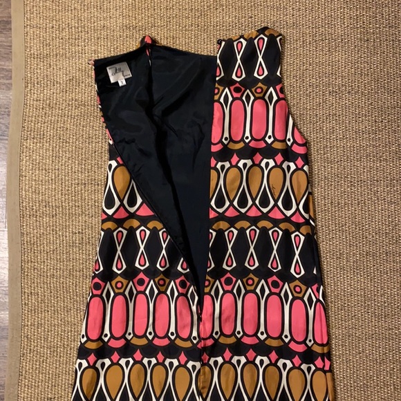 Milly silk dress Sz 2 - Picture 3 of 12